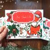 Lot de 10 autocollants - Noël fantastique 2