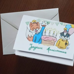Carte anniversaire Léo et Valentin 5