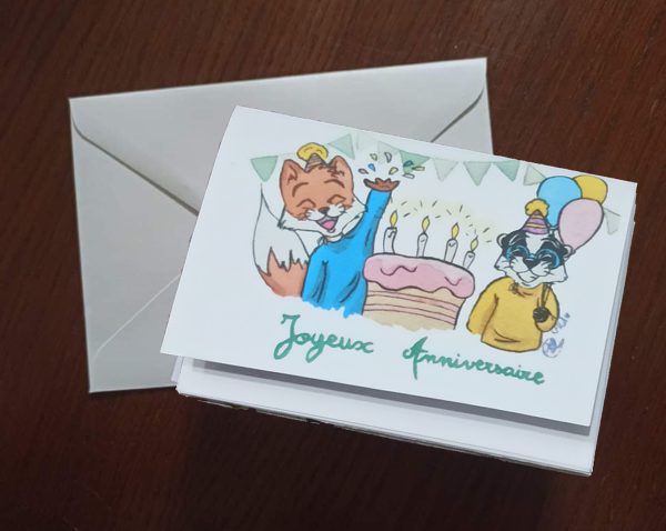 Carte anniversaire Léo et Valentin 5