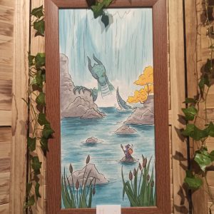 Dragon (aquarelle originale)