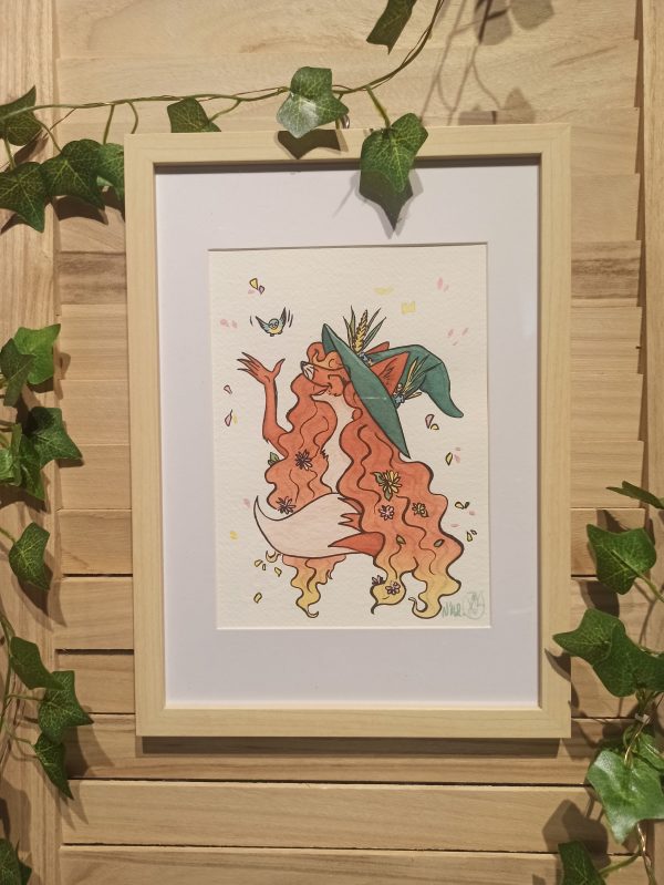 Amandÿn (aquarelle originale)