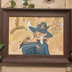 Delphÿn (aquarelle originale)