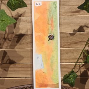 Marque pages - Renarde sorcière automne 1 (aquarelle originale)