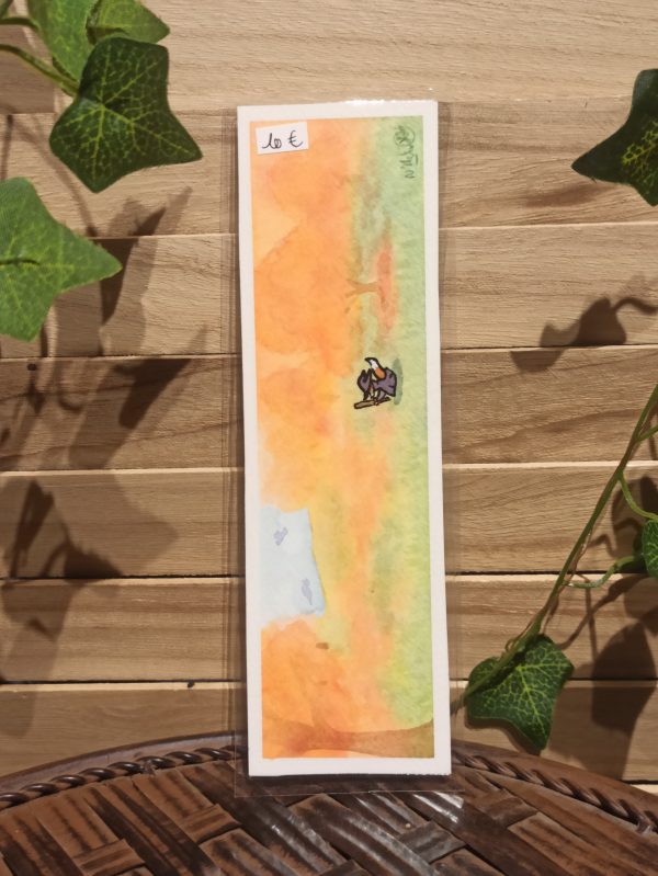 Marque pages - Renarde sorcière automne 1 (aquarelle originale)