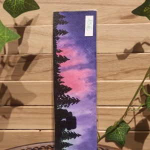 Marque pages - Aurores boréales (aquarelle originale)