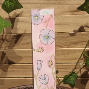 Marque pages - Fleurs 1 (aquarelle originale)