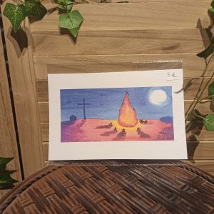 Flambée du Bastberg (reproduction/print) A5