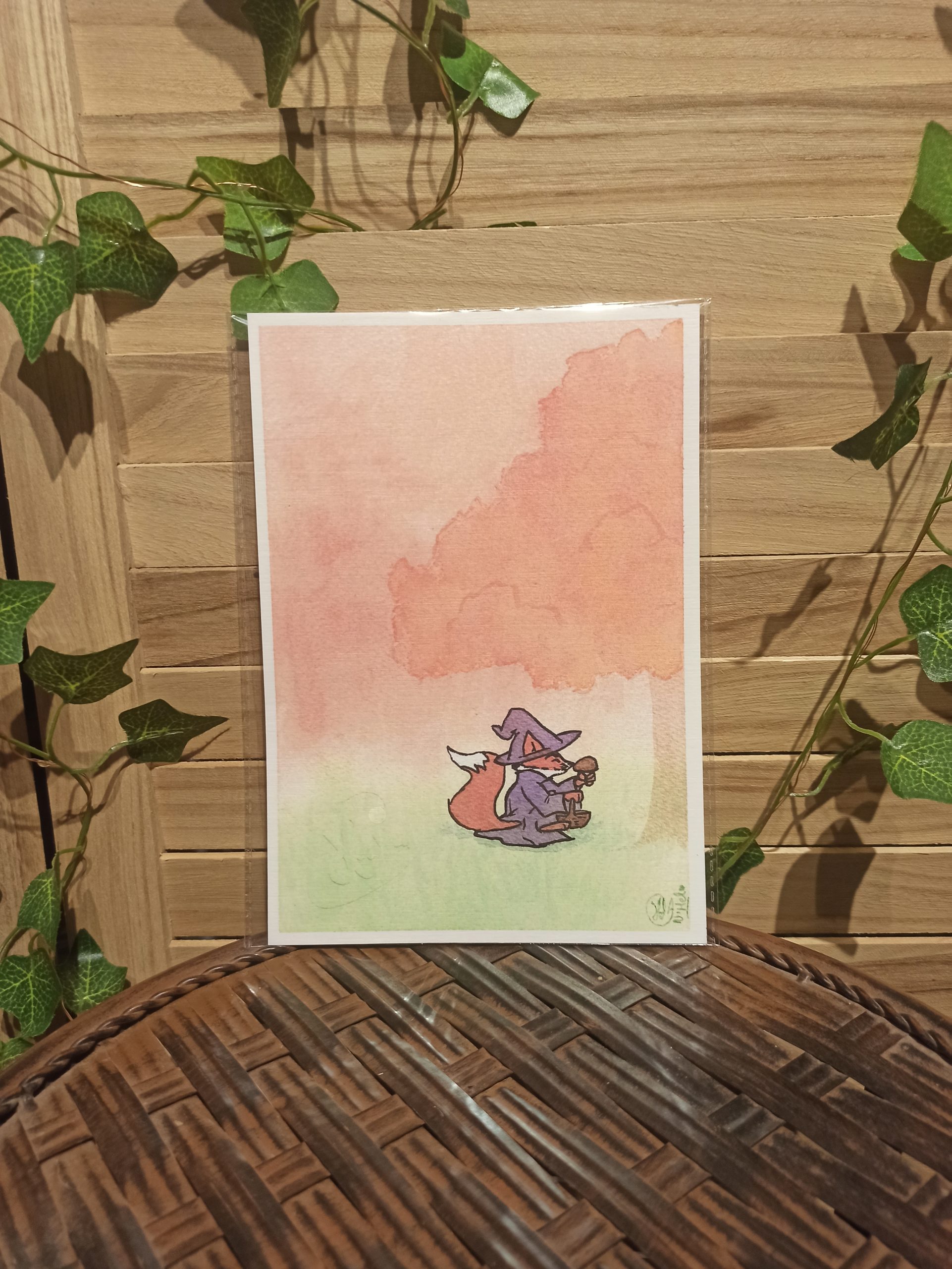 Sorcière automne 3 (reproduction/print) A5