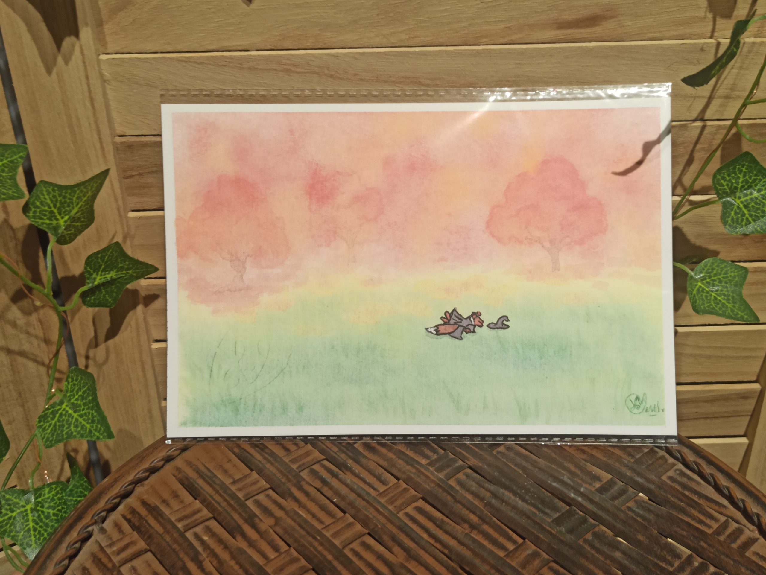 Sorcière automne 1 (reproduction/print) A5