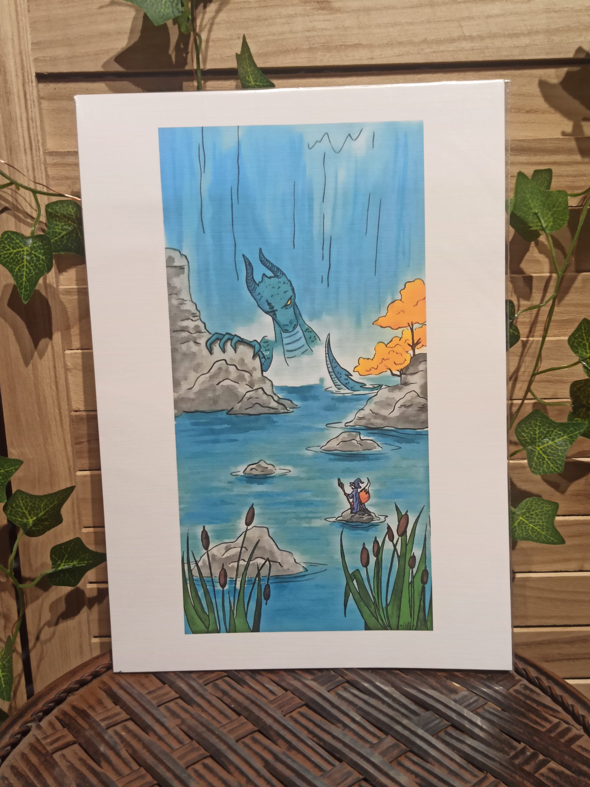 Renard et fleurs (reproduction/print) – Image 2