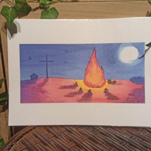 Flambée du Bastberg (reproduction/print) A4