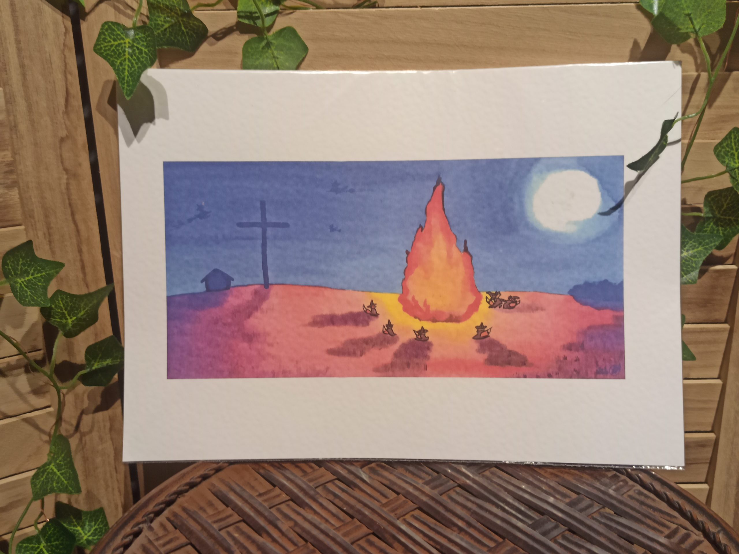 Flambée du Bastberg (reproduction/print) A4