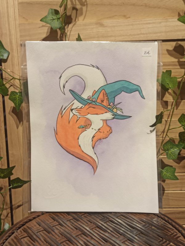 Hermÿn (aquarelle originale) A4
