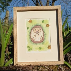 Aquarelle lapine à chapeau (Copie)