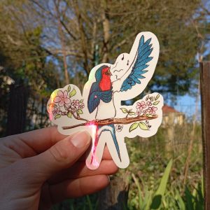 Autocollant - Hirondelle printanière