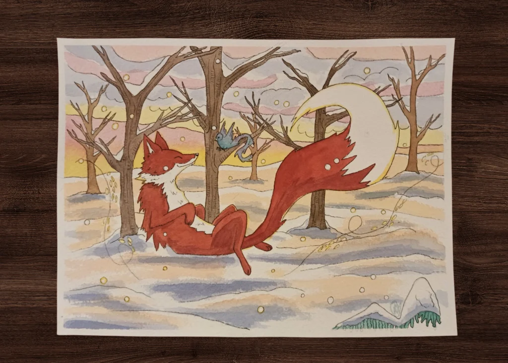 Et si votre plus beau souvenir devenait une illustration personnalisée-nehl-illustratrice-animal-aquarelle-moselle-bitche