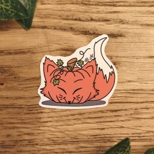 Autocollant - Citrouille renard (3)