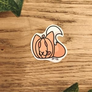 Autocollant - Citrouille renard (6)