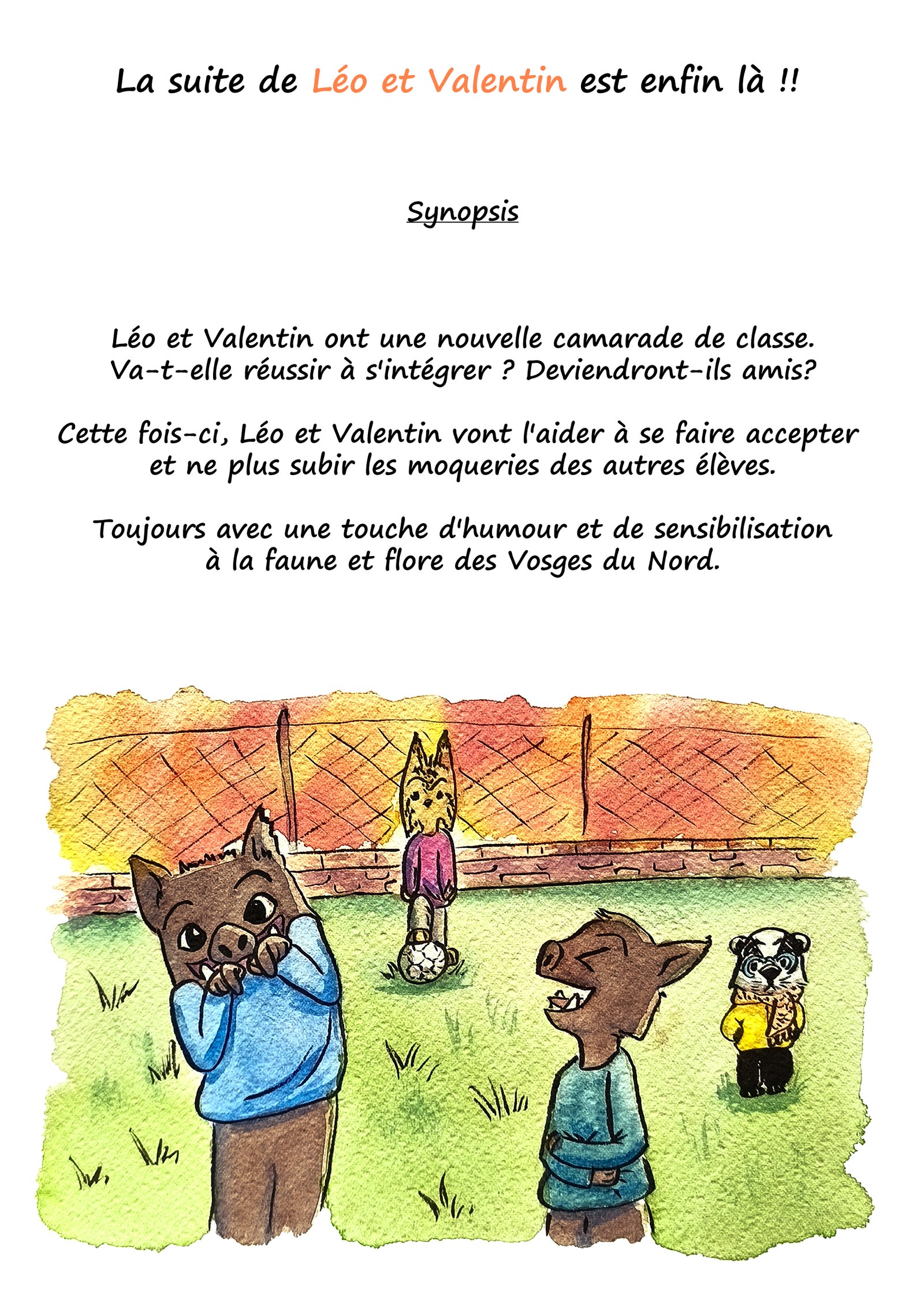 🍂 Pré-commande " Léo et Valentin 3 : La nouvelle élève " 🍂 – Image 2