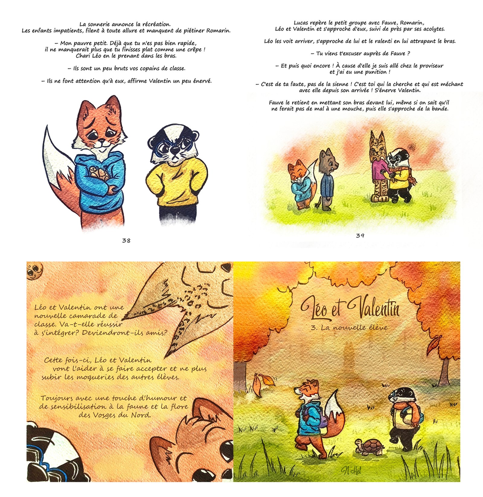 🍂 Pré-commande " Léo et Valentin 3 : La nouvelle élève " 🍂 – Image 7